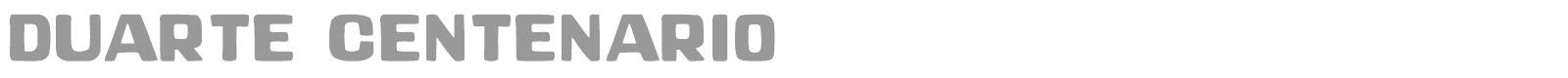 Duarte Centenario font preview